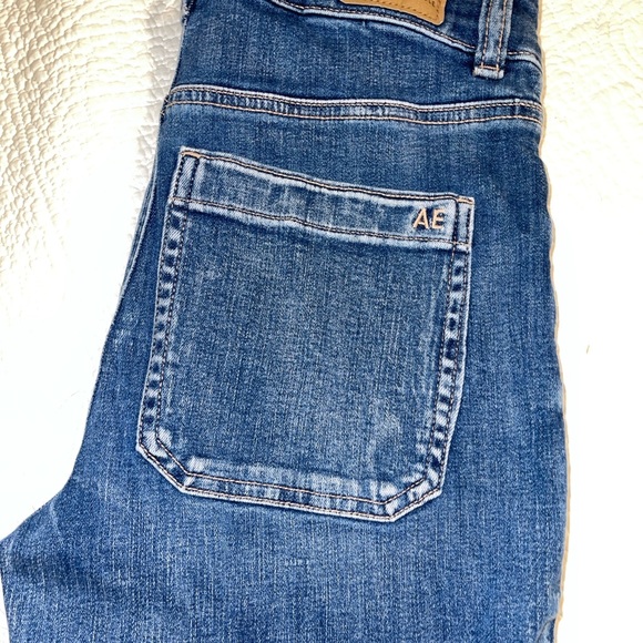 American Eagle, super high-rise flare next level stretch jeans - Picture 3 of 8
